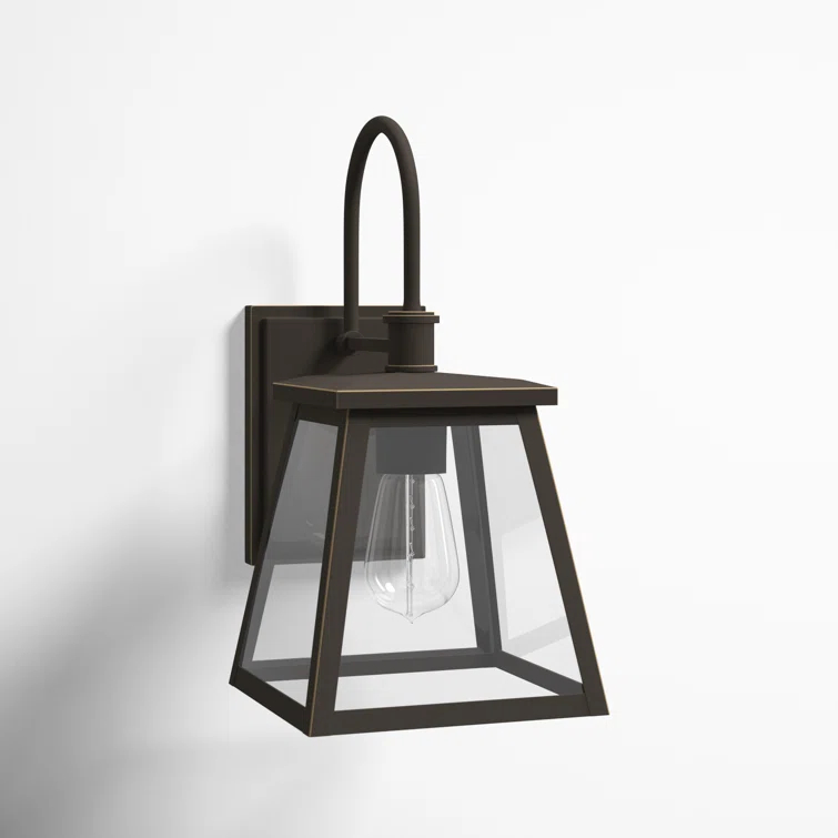 Wrentham Single Light Bell Outdoor Aluminum Wall Light