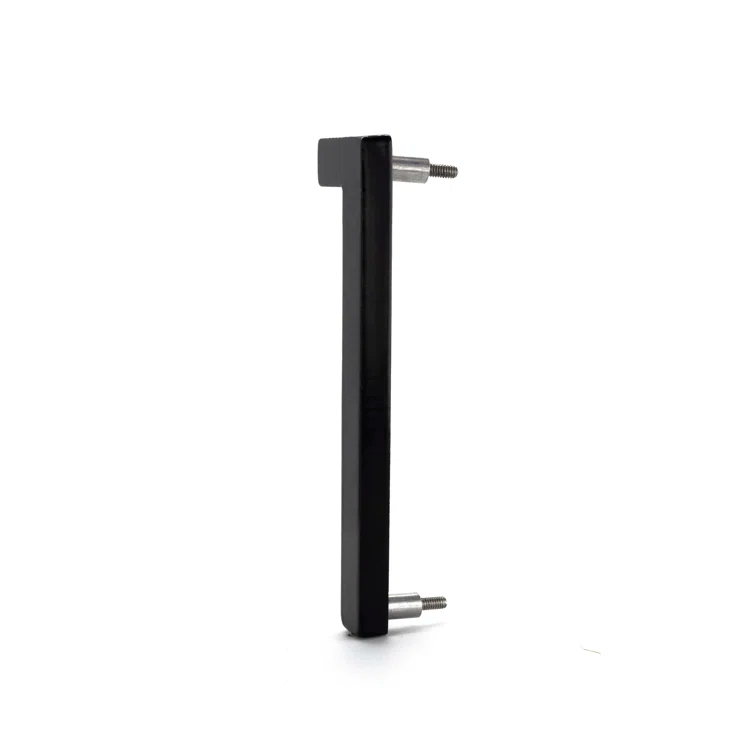 8 in. Black Aluminum Floating or Flat Modern House Number 1