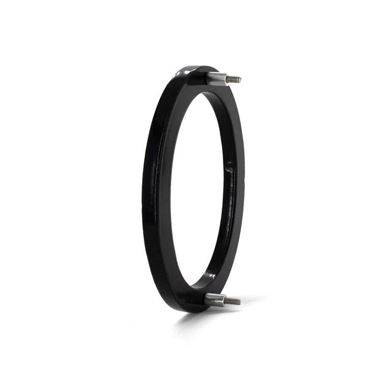 Montague Metal Products MHN-06-0-F-BK1 Floating House Number, 6" x 5.5" x 0.31" Black