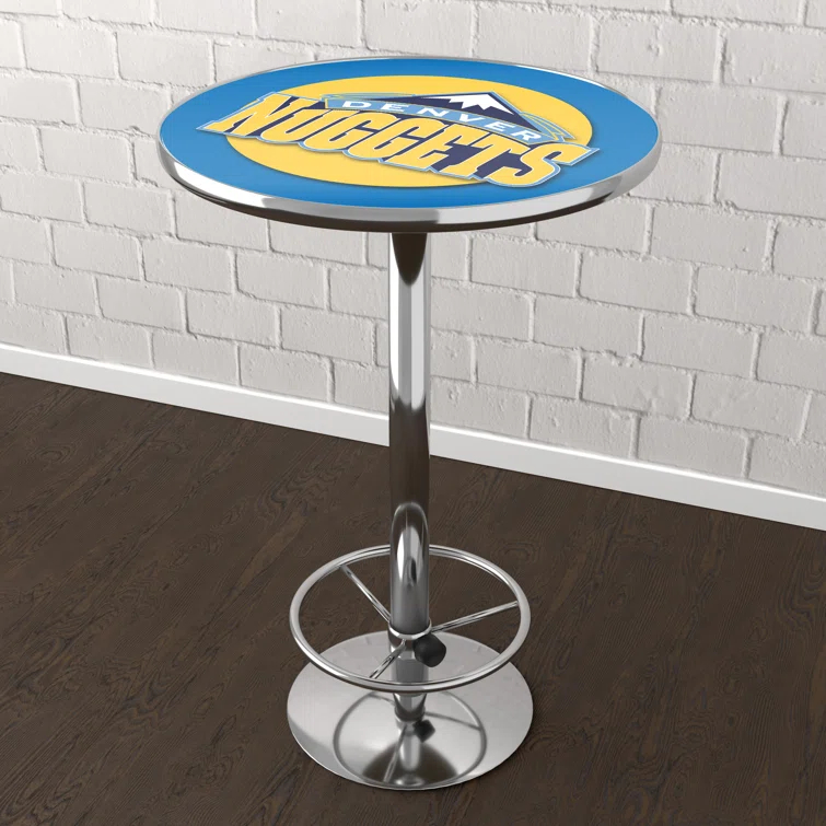Trademark Global Round Metal Base Dining Table