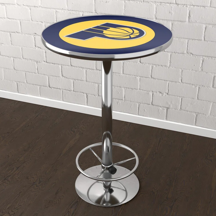 Trademark Global Round Metal Base Dining Table