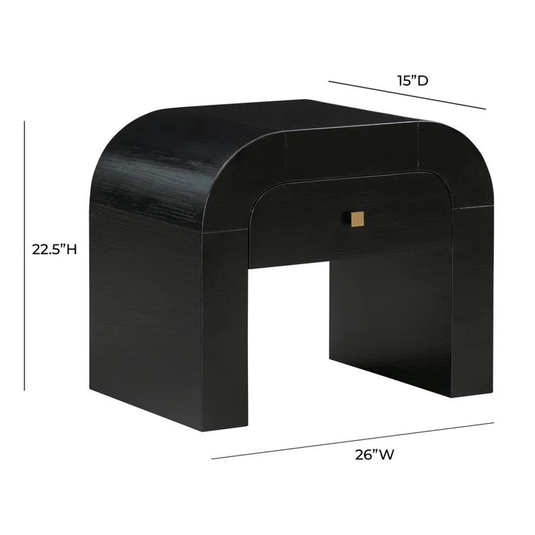 Pum Solid Wood Nightstand