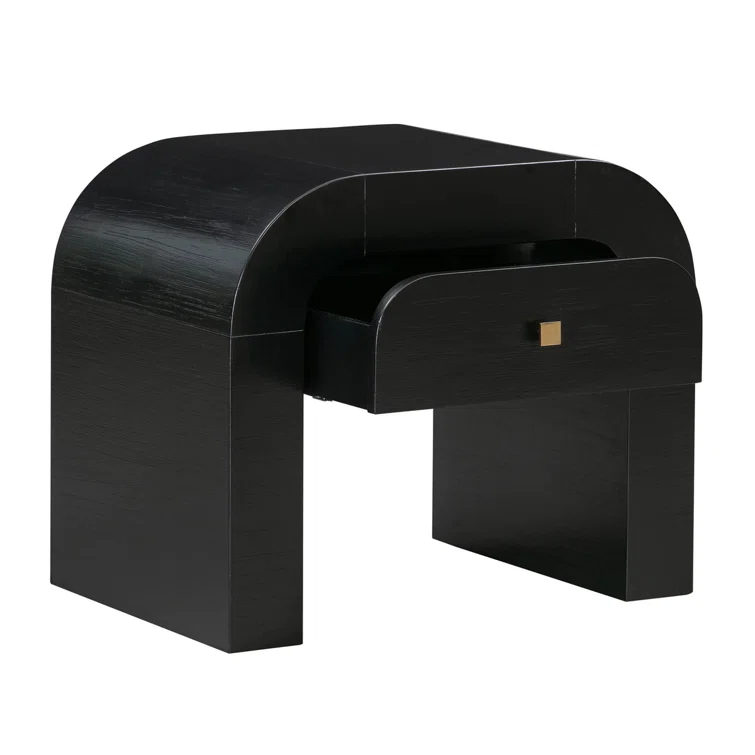 Pum Solid Wood Nightstand