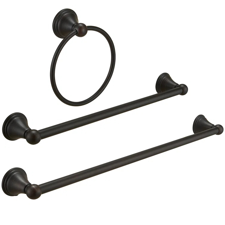 Kingston Brass Heritage 3-Piece Bathroom Hardware Set
