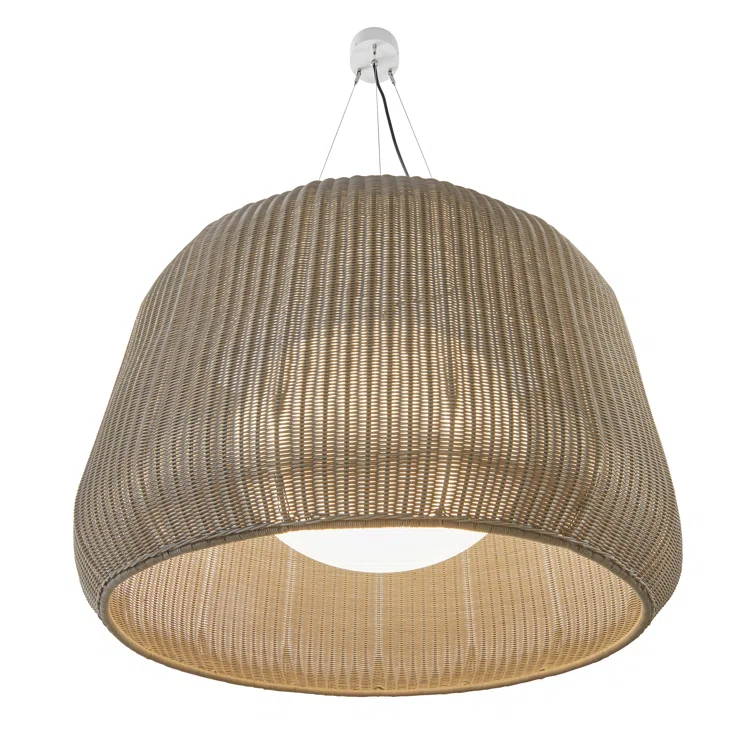 Bover Fora 1 - Light Shaded Drum Pendant