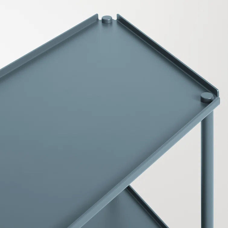 Not For Nothing 38'' W Powder Coated Aluminum Shelving Unit
