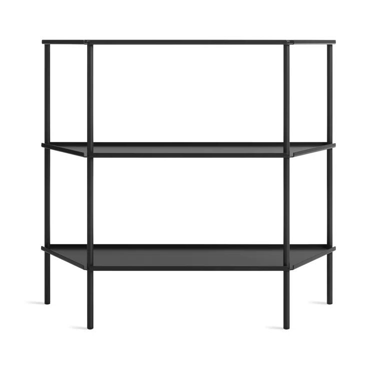 Not For Nothing 38'' W Powder Coated Aluminum Shelving Unit