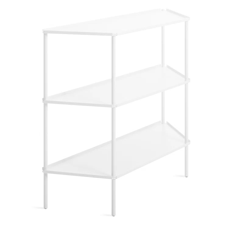 Not For Nothing 38'' W Powder Coated Aluminum Shelving Unit