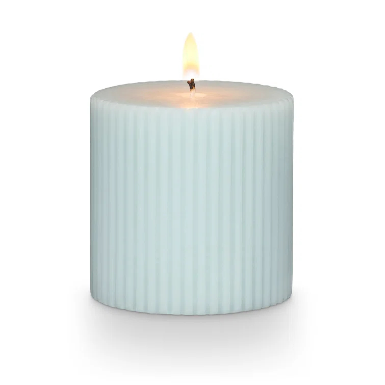 ILLUME Beautifully Done Medium Fragranced Pillar Candle, Blackberry Absinthe