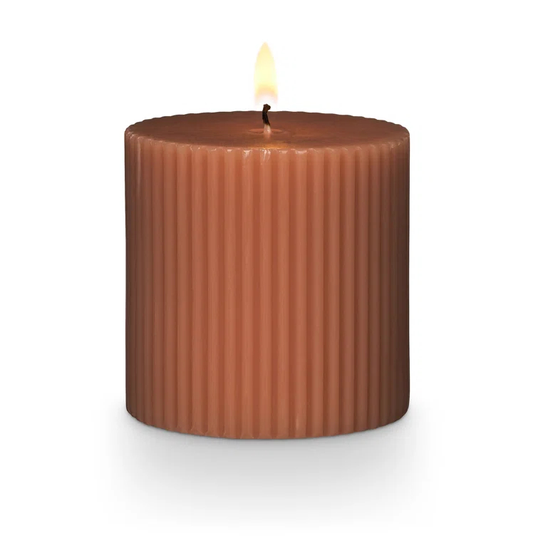 Selin Terra Tabac Pillar Candle
