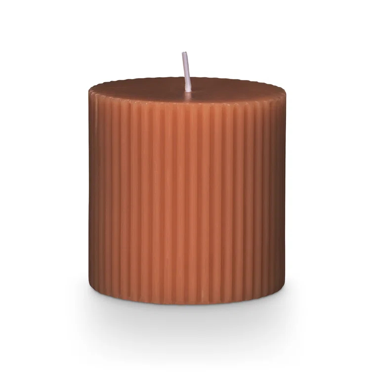Selin Terra Tabac Pillar Candle