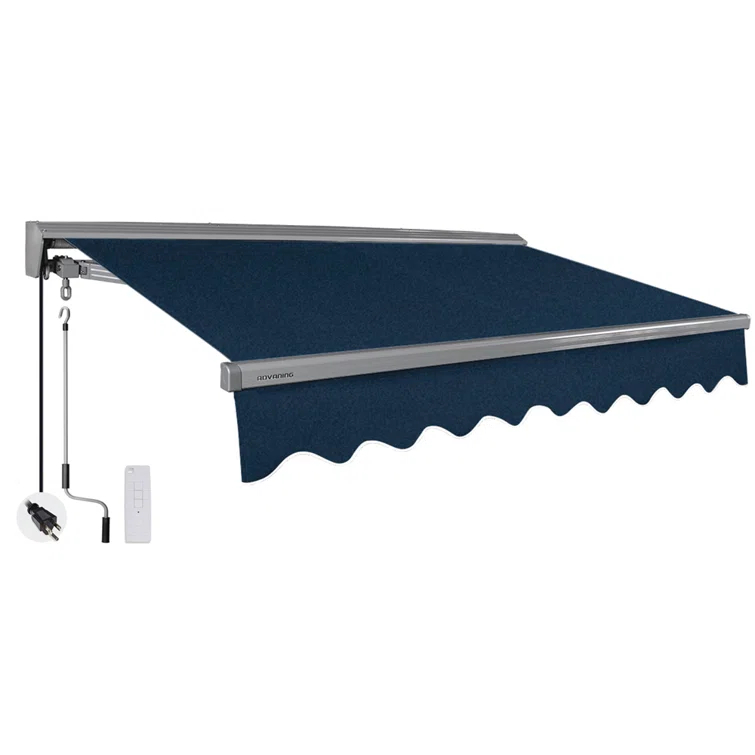 Classic Motorized Retraction Slope Patio Awning