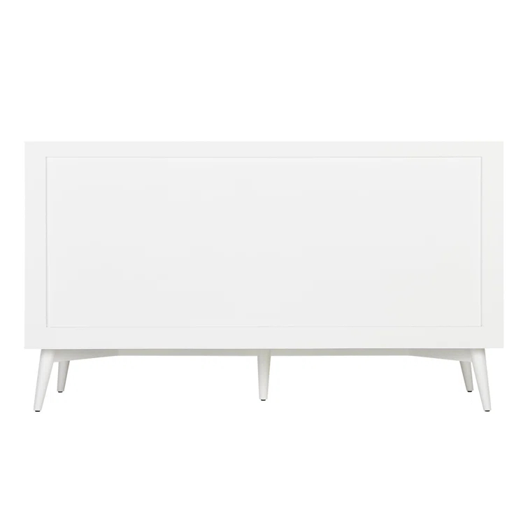 60" Novak Double Bathroom Vanity Set with Rectangular Undermount Sinks