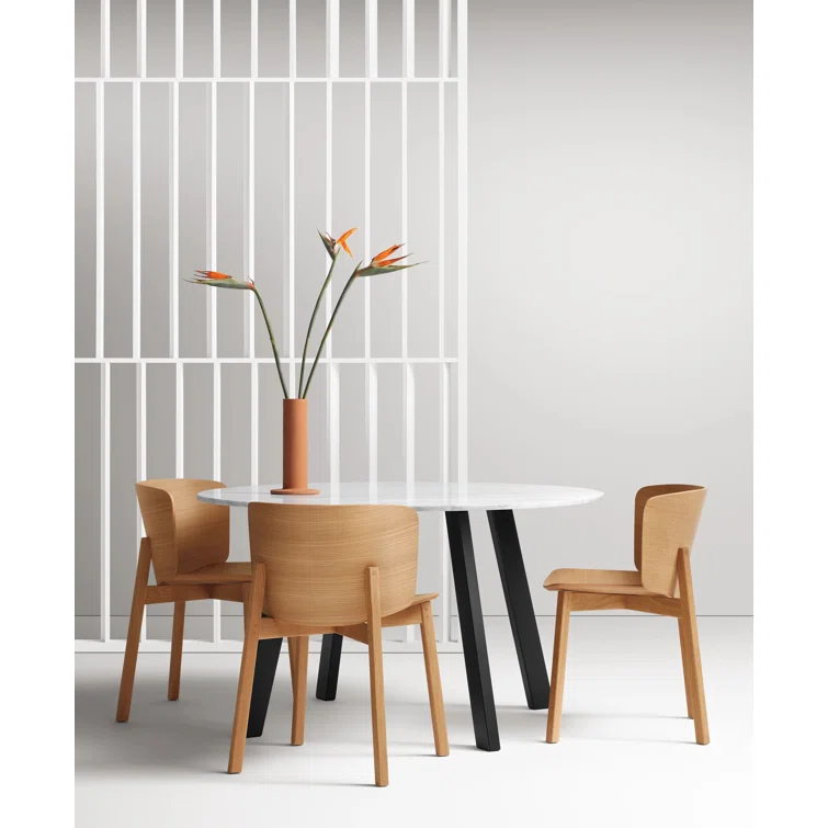 Right Round Marble Dining Table