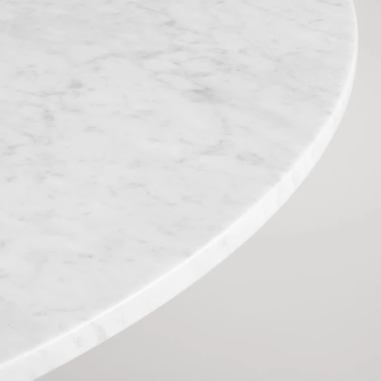 Right Round Marble Dining Table