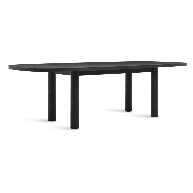 Good Times Oval Solid Wood Top Dining Table