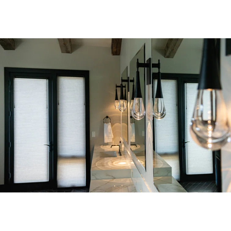 Raindrop LED Armed Sconce