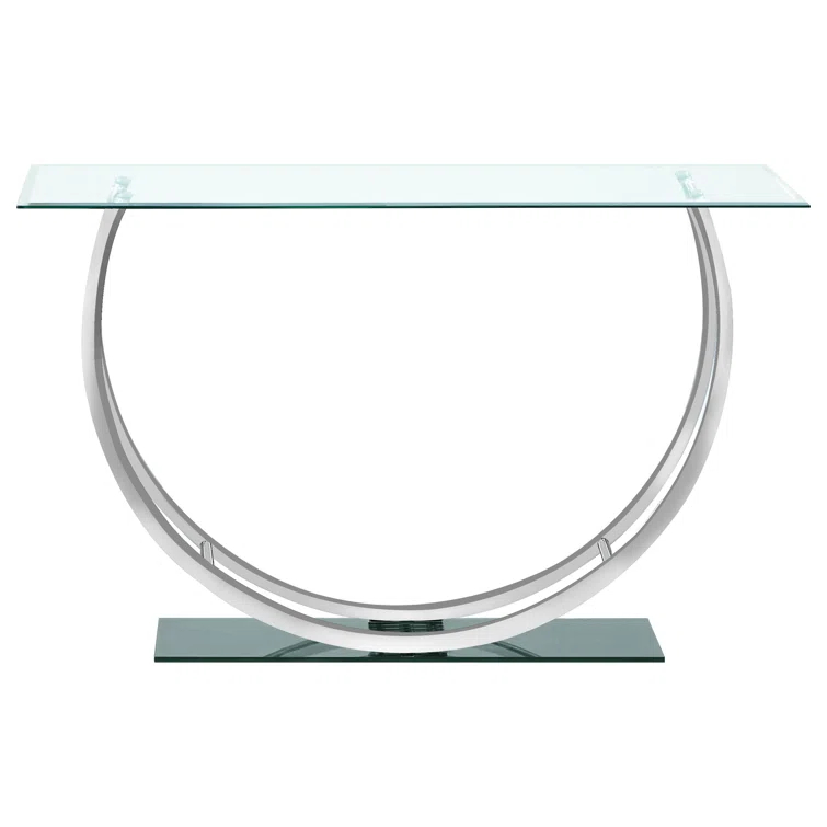 Alma Danville 48'' Glass Top Console Table