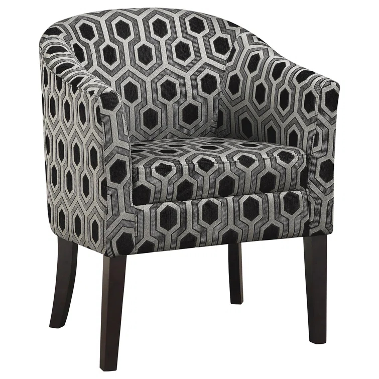 Jansen Upholstered Barrel Chair