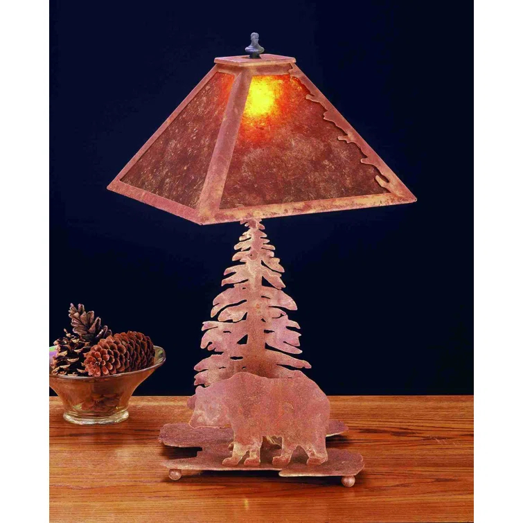 Rustic Lodge Novelty Lamp