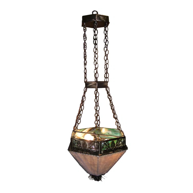Meyda Lighting 2 - Light Antique Copper Unique/Statement Pendant