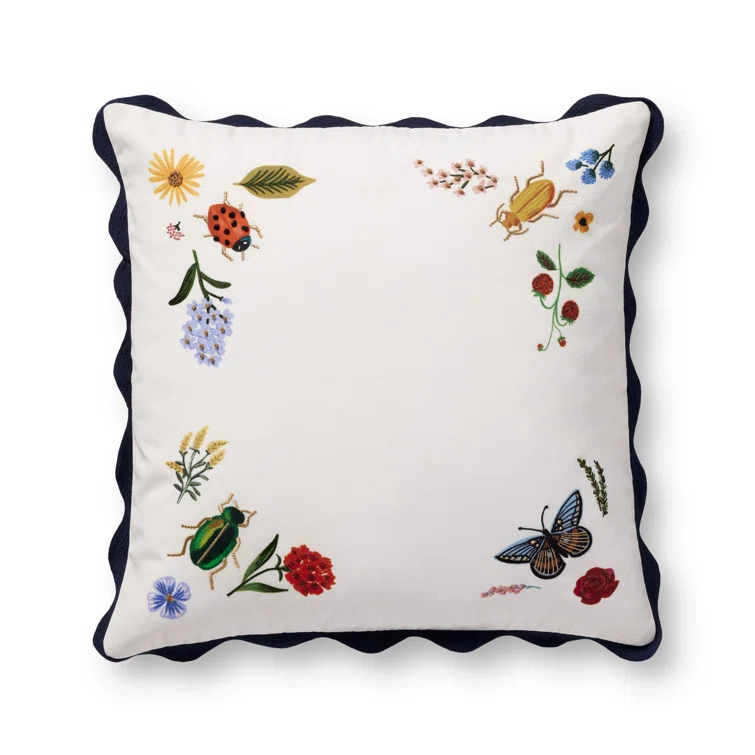 Rifle Paper Co. x Loloi Curio 22" x 22" Pillow