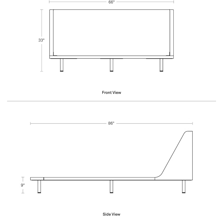Nook Upholstered Platform Bed