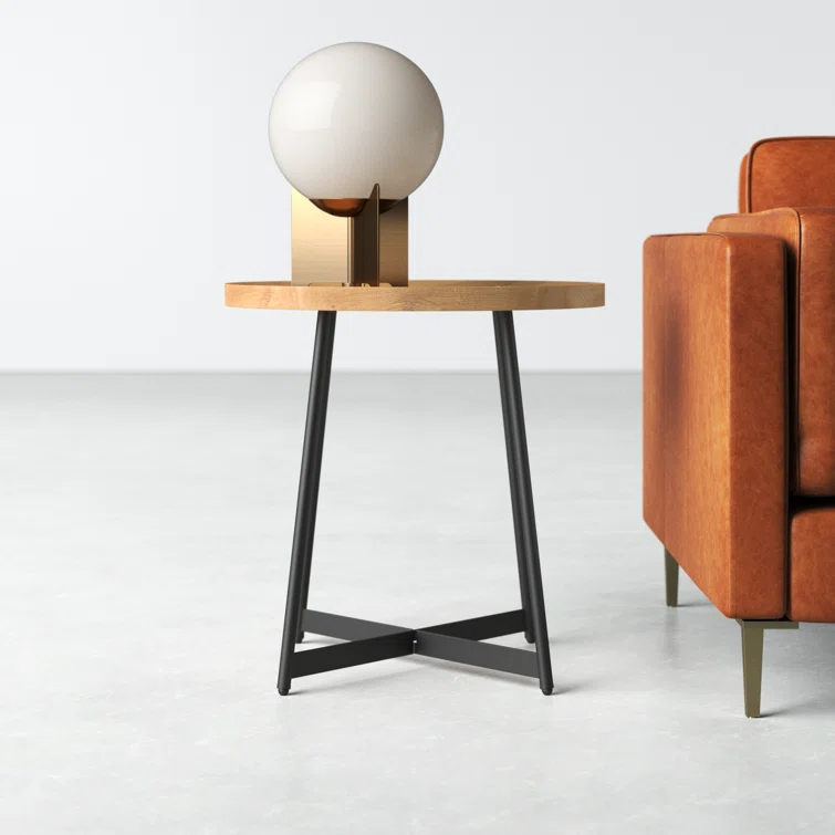 Gweneth Round Side Table - Natural