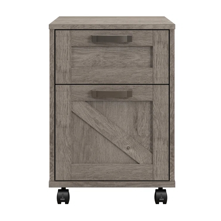 Cowden 16"W 2 -Drawer Mobile Vertical Filing Cabinet