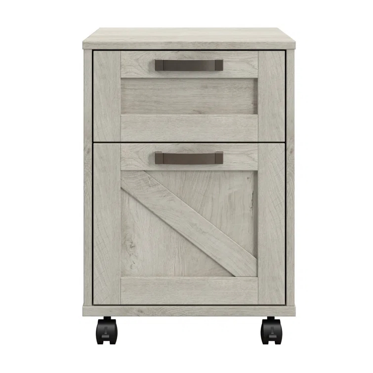 Cowden 16"W 2 -Drawer Mobile Vertical Filing Cabinet