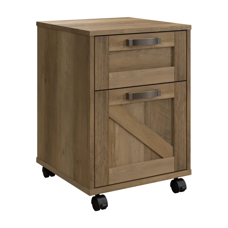 Cowden 16"W 2 -Drawer Mobile Vertical Filing Cabinet