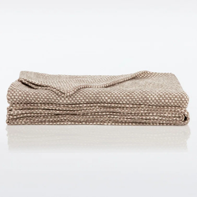 Nate Home by Nate Berkus Two-Tone Cotton Bed Blanket