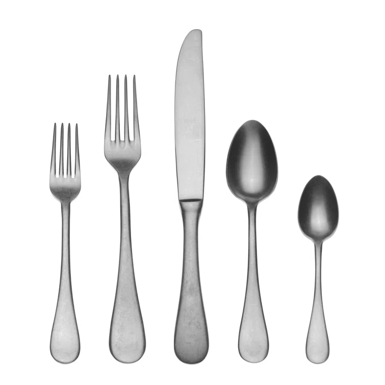 Vintage 20 piece Flatware set by Mepra - Stainless Steel