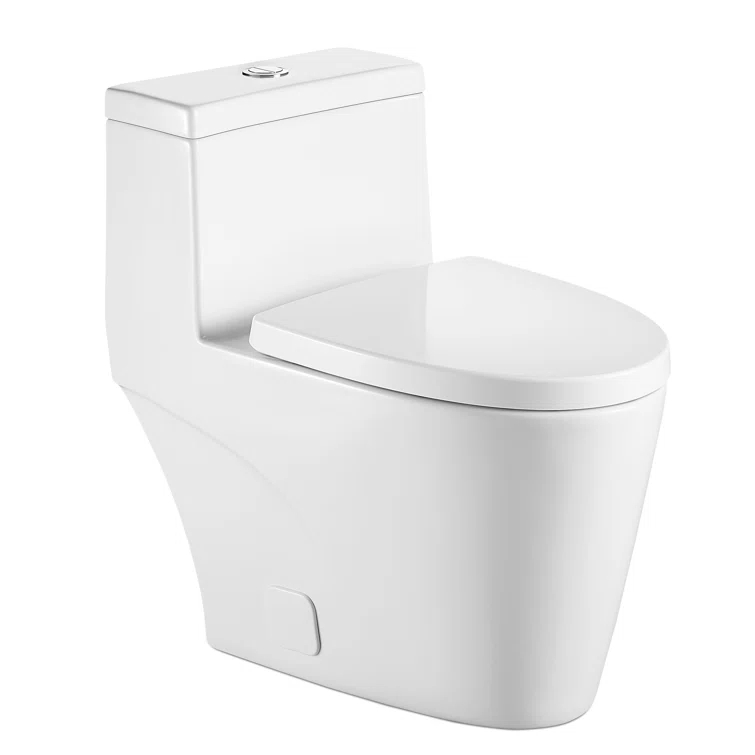 Sarlai S-MT112TD Sarlai 1.6 Gallons GPF Elongated Comfort Height Floor Mounted One-Piece Toilet (Seat Included)