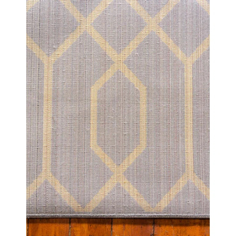 Glam Gray/Gold Area Rug