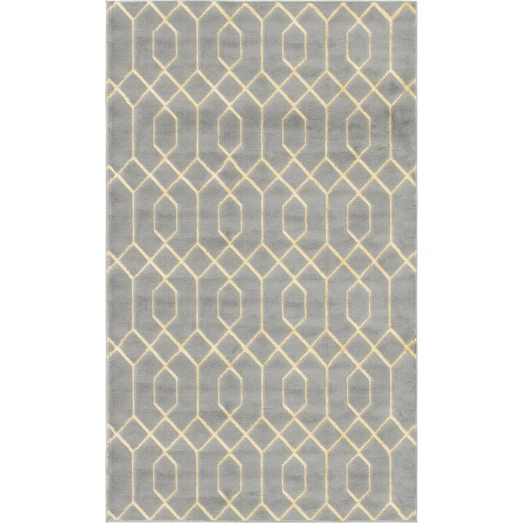 Glam Gray/Gold Area Rug