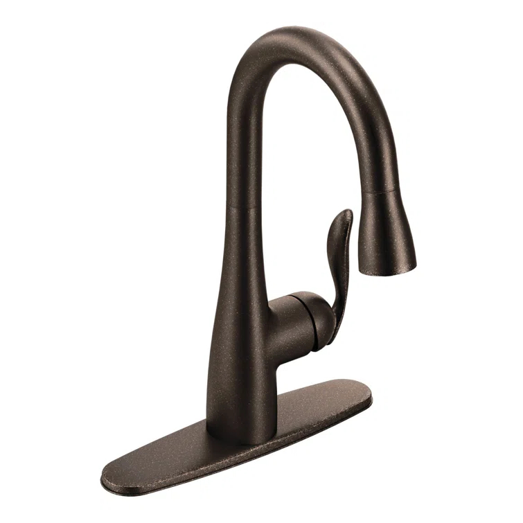 Moen Arbor One Handle High Arc Pulldown Bar Faucet with Reflex Technology