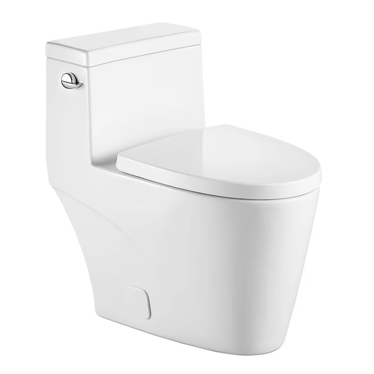 1.28 GPF Elongated Comfort Height One-Piece Toilet with Seat Included