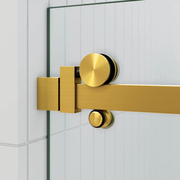 Astro 56 in. - 60 in. x 60 in. Frameless Sliding Bathtub Door