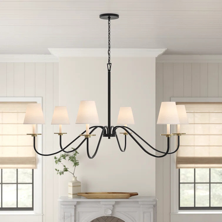Cloverdale 6 - Light Dimmable Traditional Chandelier