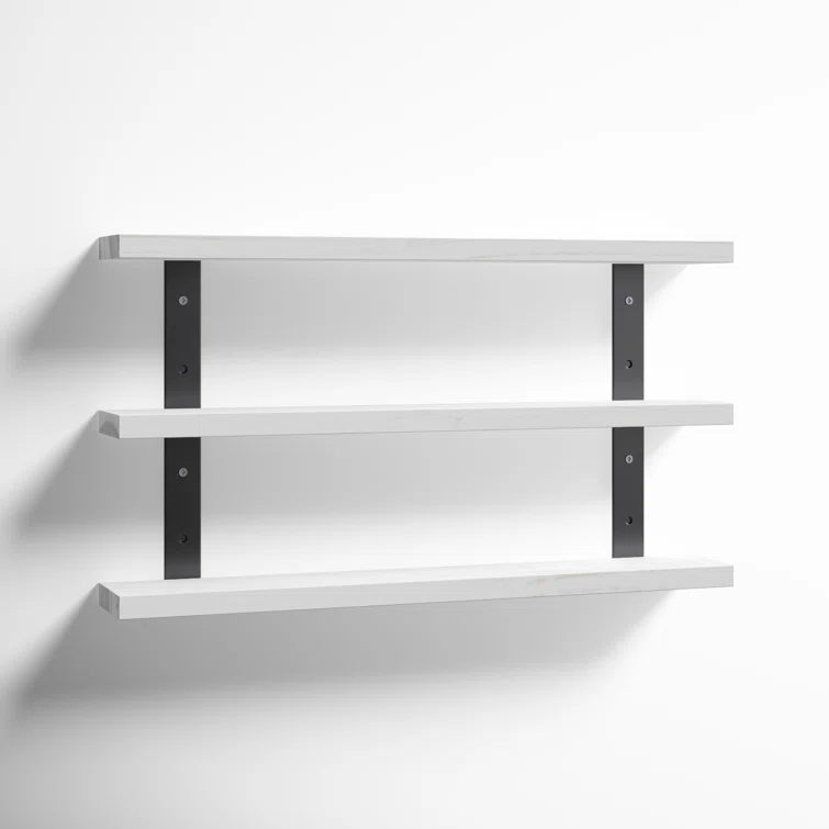 Serene 3 Piece Pine Solid Wood Tiered Shelf