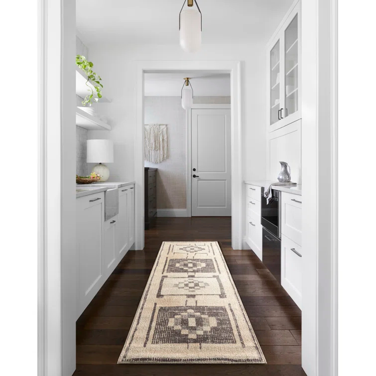 Becki Owens x Surya Solana Vintage Charcoal/Beige Area Rug