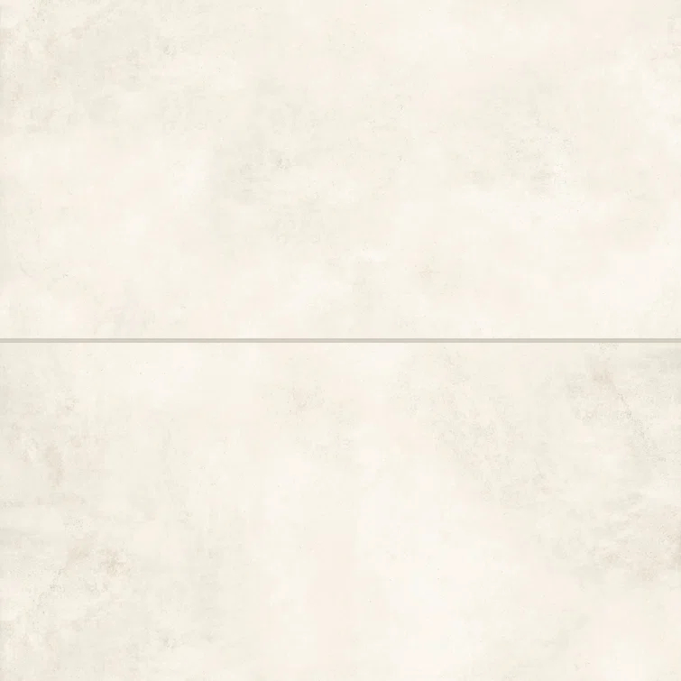 Shandar 24" x 48" Porcelain Marble Look Wall Floor Use Tile in Social White