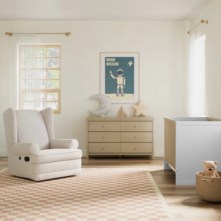 Alpine 6 Drawer Double Dresser
