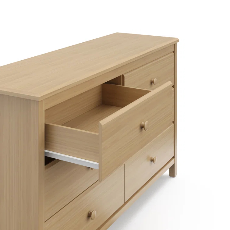 Alpine 6 Drawer Double Dresser