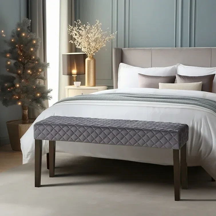 Cheshire Quilted Upholstered Accent Bench