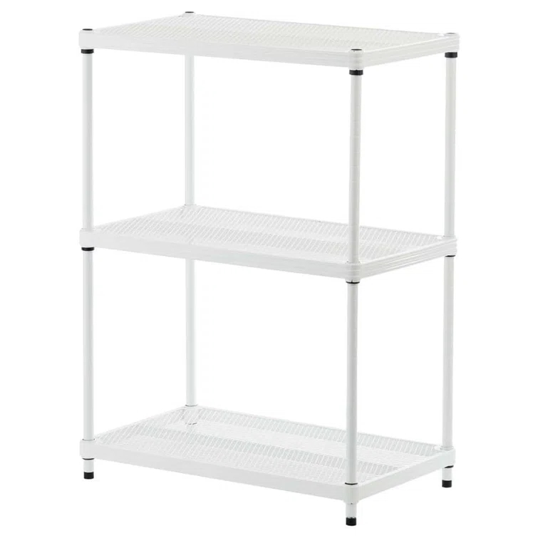 MeshWorks 23.6'' W Steel Height -Adjustable Shelving Unit