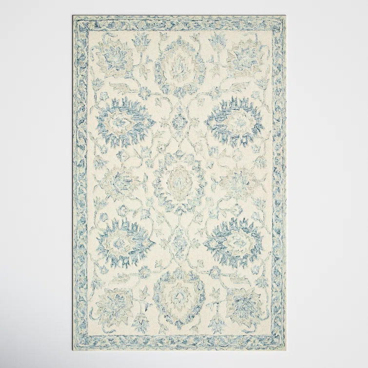 Aden Oriental Hand-Hooked Wool Area Rug