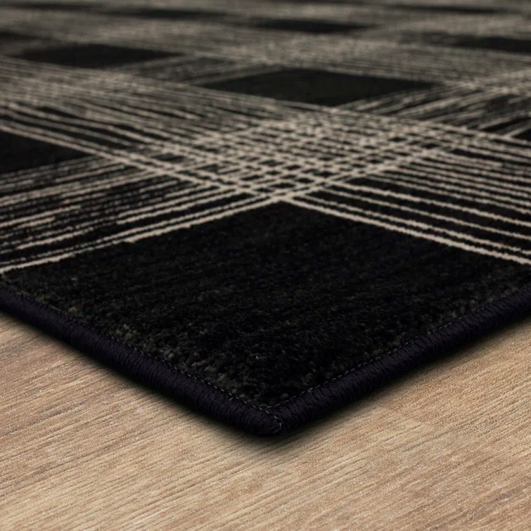 Fontana Geometric Machine Woven Polyester Area Rug
