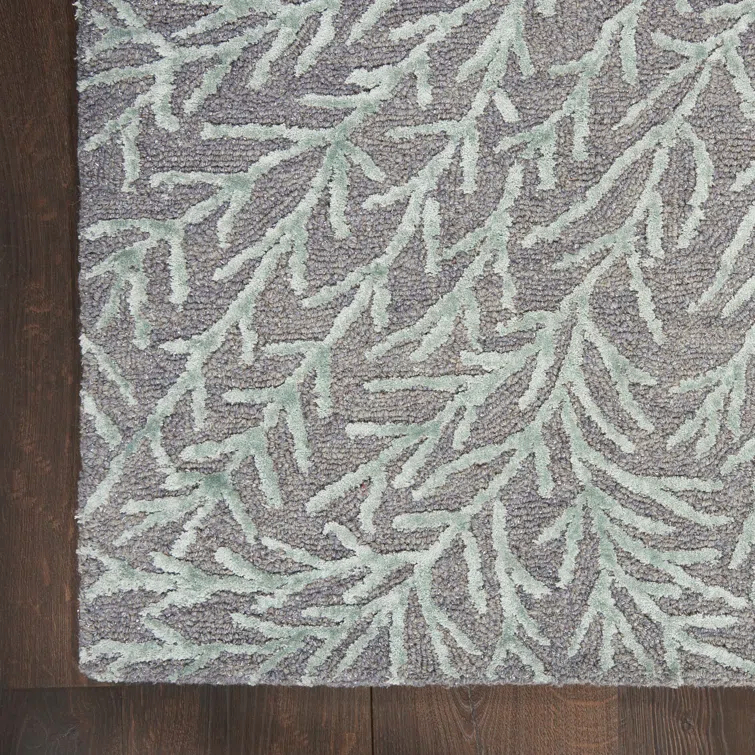 MA30 Hand Tufted Wool Floral Rug